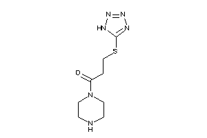 1-piperazino-3-(1H-tetrazol-5-ylthio)propan-1-one