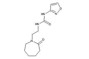 1-isoxazol-3-yl-3-[2-(2-ketoazepan-1-yl)ethyl]urea