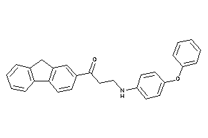 1-(9H-fluoren-2-yl)-3-(4-phenoxyanilino)propan-1-one