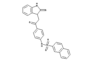 N-[4-[2-(2-ketoindolin-3-yl)acetyl]phenyl]naphthalene-2-sulfonamide