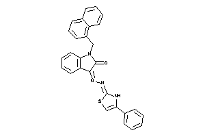 1-(1-naphthylmethyl)-3-[(4-phenyl-4-thiazolin-2-ylidene)hydrazono]oxindole