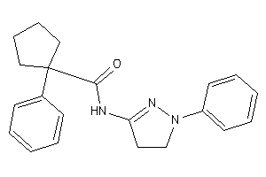 1-phenyl-N-(1-phenyl-2-pyrazolin-3-yl)cyclopentanecarboxamide