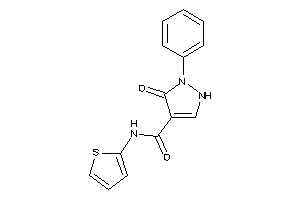 5-keto-1-phenyl-N-(2-thienyl)-3-pyrazoline-4-carboxamide