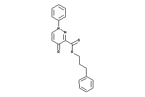 4-keto-1-phenyl-pyridazine-3-carboxylic Acid 3-phenylpropyl Ester