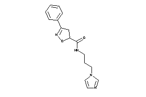 N-(3-imidazol-1-ylpropyl)-3-phenyl-2-isoxazoline-5-carboxamide