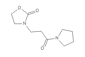 3-(3-keto-3-pyrrolidino-propyl)oxazolidin-2-one