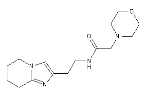 2-morpholino-N-[2-(5,6,7,8-tetrahydroimidazo[1,2-a]pyridin-2-yl)ethyl]acetamide