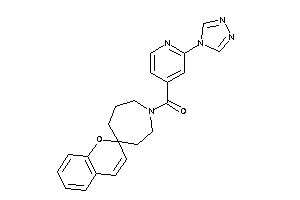 Spiro[azepane-4,2'-chromene]-1-yl-[2-(1,2,4-triazol-4-yl)-4-pyridyl]methanone