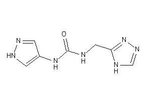 1-(1H-pyrazol-4-yl)-3-(4H-1,2,4-triazol-3-ylmethyl)urea