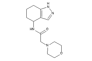 2-morpholino-N-(4,5,6,7-tetrahydro-1H-indazol-4-yl)acetamide