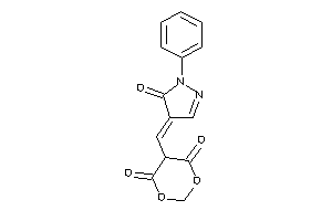Image of 5-[(5-keto-1-phenyl-2-pyrazolin-4-ylidene)methyl]-1,3-dioxane-4,6-quinone