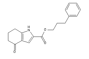 4-keto-1,5,6,7-tetrahydroindole-2-carboxylic Acid 3-phenylpropyl Ester