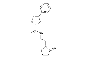 N-[2-(2-ketopyrrolidino)ethyl]-3-phenyl-2-isoxazoline-5-carboxamide