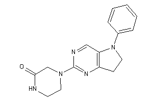 4-(5-phenyl-6,7-dihydropyrrolo[3,2-d]pyrimidin-2-yl)piperazin-2-one