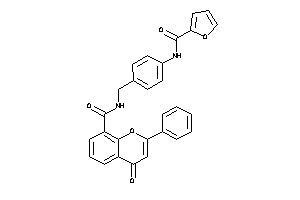 N-[4-(2-furoylamino)benzyl]-4-keto-2-phenyl-chromene-8-carboxamide