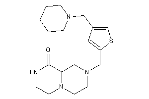 2-[[4-(piperidinomethyl)-2-thienyl]methyl]-3,4,6,7,8,9a-hexahydro-1H-pyrazino[1,2-a]pyrazin-9-one