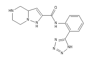 N-[2-(1H-tetrazol-5-yl)phenyl]-1,3a,4,5,6,7-hexahydropyrazolo[1,5-a]pyrazine-2-carboxamide