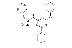 (6-anilino-2-piperazino-pyrimidin-4-yl)-(1-phenylimidazol-2-yl)amine