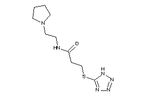 N-(2-pyrrolidinoethyl)-3-(1H-tetrazol-5-ylthio)propionamide