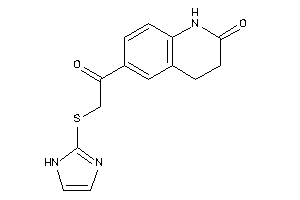 6-[2-(1H-imidazol-2-ylthio)acetyl]-3,4-dihydrocarbostyril