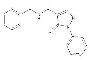Image of 2-phenyl-4-[(2-pyridylmethylamino)methyl]-3-pyrazolin-3-one