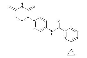 2-cyclopropyl-N-[4-(2,6-diketo-3-piperidyl)phenyl]pyrimidine-4-carboxamide