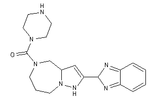 [2-(2H-benzimidazol-2-yl)-1,3a,4,6,7,8-hexahydropyrazolo[1,5-a][1,4]diazepin-5-yl]-piperazino-methanone