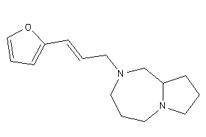 2-[3-(2-furyl)allyl]-1,3,4,5,7,8,9,9a-octahydropyrrolo[1,2-a][1,4]diazepine