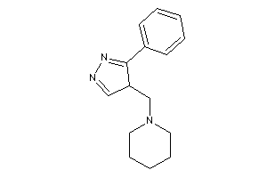 1-[(3-phenyl-4H-pyrazol-4-yl)methyl]piperidine