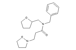 N-benzyl-3-isoxazolidin-2-yl-N-(tetrahydrofurfuryl)propionamide