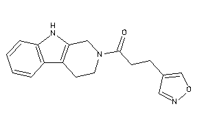 Image of 3-isoxazol-4-yl-1-(1,3,4,9-tetrahydro-$b-carbolin-2-yl)propan-1-one