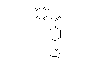 5-[4-(2-thienyl)piperidine-1-carbonyl]pyran-2-one