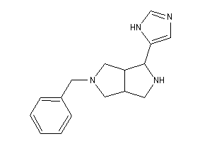 5-benzyl-3-(1H-imidazol-5-yl)-2,3,3a,4,6,6a-hexahydro-1H-pyrrolo[3,4-c]pyrrole