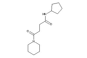 N-cyclopentyl-4-keto-4-piperidino-butyramide