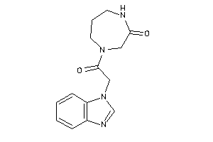 4-[2-(benzimidazol-1-yl)acetyl]-1,4-diazepan-2-one