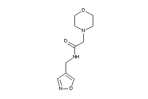 N-(isoxazol-4-ylmethyl)-2-morpholino-acetamide