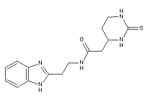 N-[2-(1H-benzimidazol-2-yl)ethyl]-2-(2-thioxohexahydropyrimidin-4-yl)acetamide