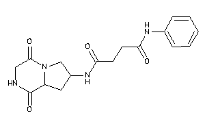 N-(1,4-diketo-2,3,6,7,8,8a-hexahydropyrrolo[1,2-a]pyrazin-7-yl)-N'-phenyl-succinamide