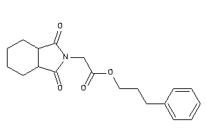 2-(1,3-diketo-3a,4,5,6,7,7a-hexahydroisoindol-2-yl)acetic Acid 3-phenylpropyl Ester