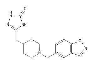 3-[[1-(indoxazen-5-ylmethyl)-4-piperidyl]methyl]-1,4-dihydro-1,2,4-triazol-5-one