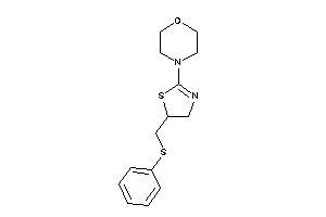 4-[5-[(phenylthio)methyl]-2-thiazolin-2-yl]morpholine