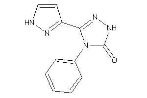 4-phenyl-3-(1H-pyrazol-3-yl)-1H-1,2,4-triazol-5-one