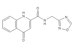 4-keto-N-(1,2,4-oxadiazol-3-ylmethyl)-1H-quinoline-2-carboxamide