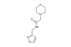 N-(isoxazol-3-ylmethyl)-2-morpholino-acetamide