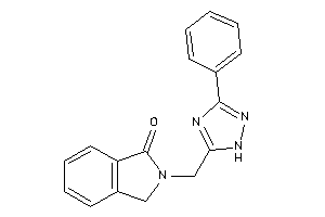 2-[(3-phenyl-1H-1,2,4-triazol-5-yl)methyl]isoindolin-1-one