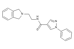 N-(2-isoindolin-2-ylethyl)-1-phenyl-pyrazole-4-carboxamide