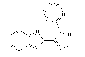 2-[2-(2-pyridyl)-1,2,4-triazol-3-yl]-2H-indole