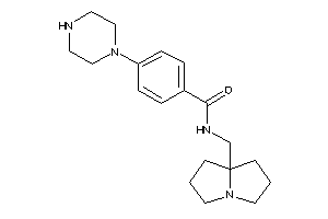 4-piperazino-N-(pyrrolizidin-8-ylmethyl)benzamide