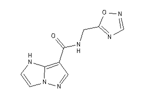 Image of N-(1,2,4-oxadiazol-5-ylmethyl)-1H-pyrazolo[1,5-a]imidazole-7-carboxamide