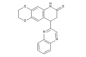 Image of 9-quinoxalin-2-yl-3,6,8,9-tetrahydro-2H-[1,4]dioxino[2,3-g]quinolin-7-one